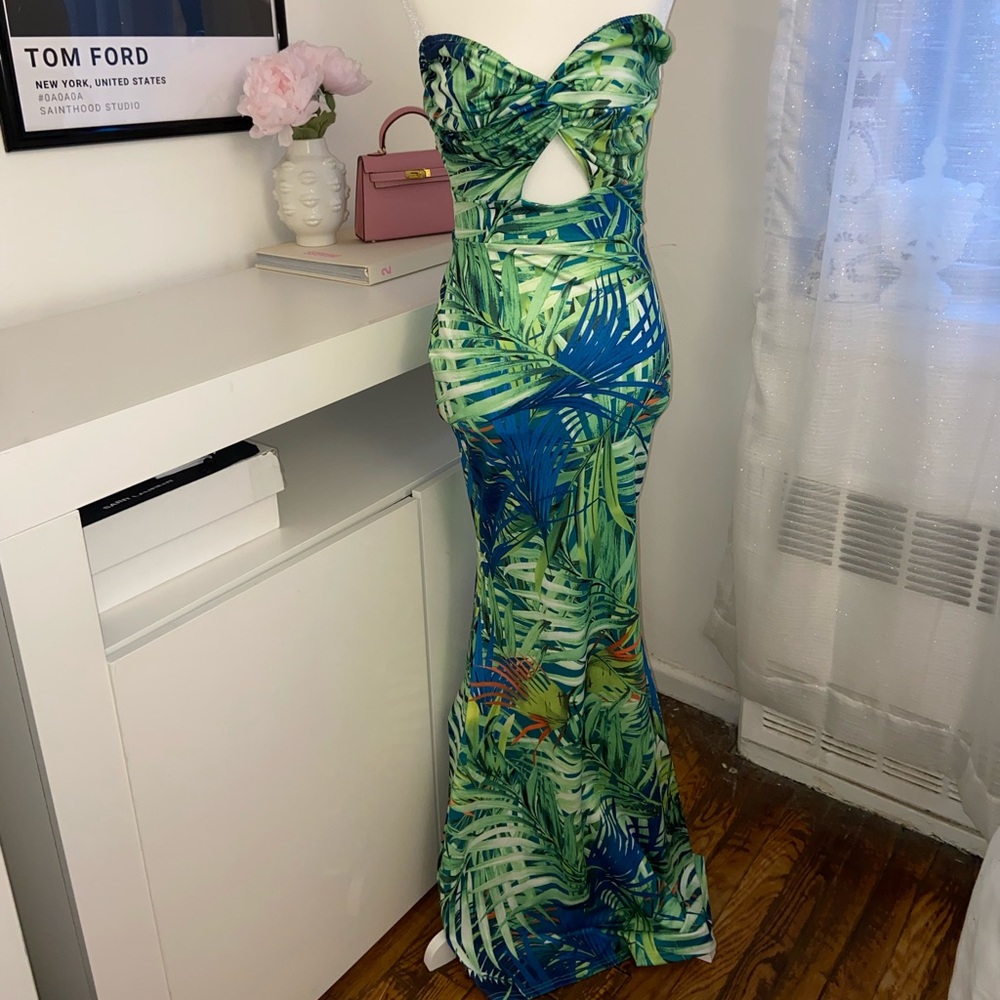 Versace Inspired Maxi Dress